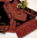 New Summer Arrival 3 Piece Soft Lawn Suit – 100/100 Computer Aari Sindhi Embroidery Shirt, Embroidered Trouser & 4 Side Embroidered Chiffon Dupatta