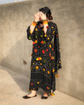 4PC Staple Lawn Chunnri Suit – Hand Dye Rajasthani Traditional Print Shirt, Trouser, Dupatta & Sleeves Set