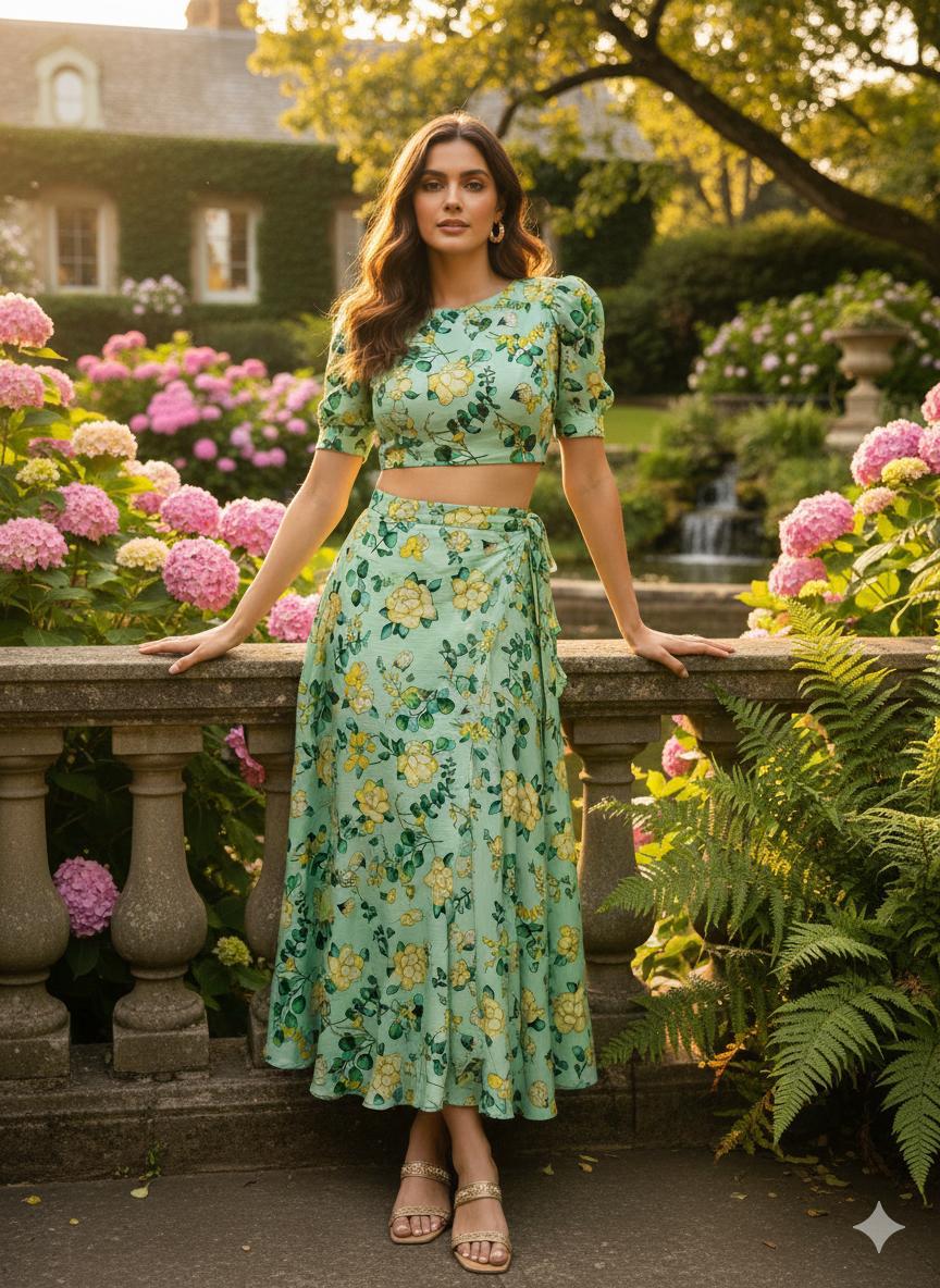New Collection 2 Piece Premium Bana Dora Digital Print Suit – Lelan Shirt with Plain Premium Trouser