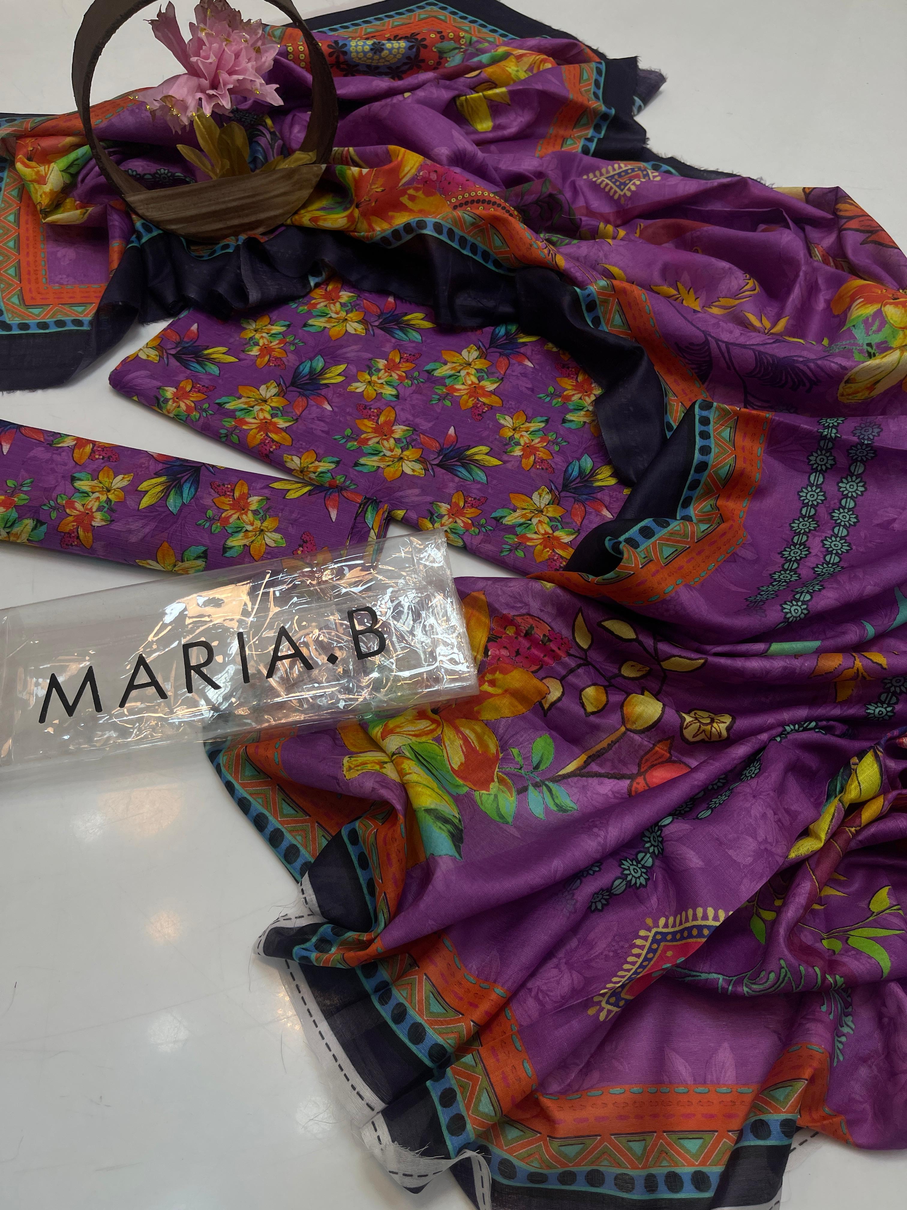 New Eid Collection 3 Piece Bana Dora 90/70 Digital Lawn Suit – Shirt, Matching Shalwar & Digital Printed Lawn Dupatta
